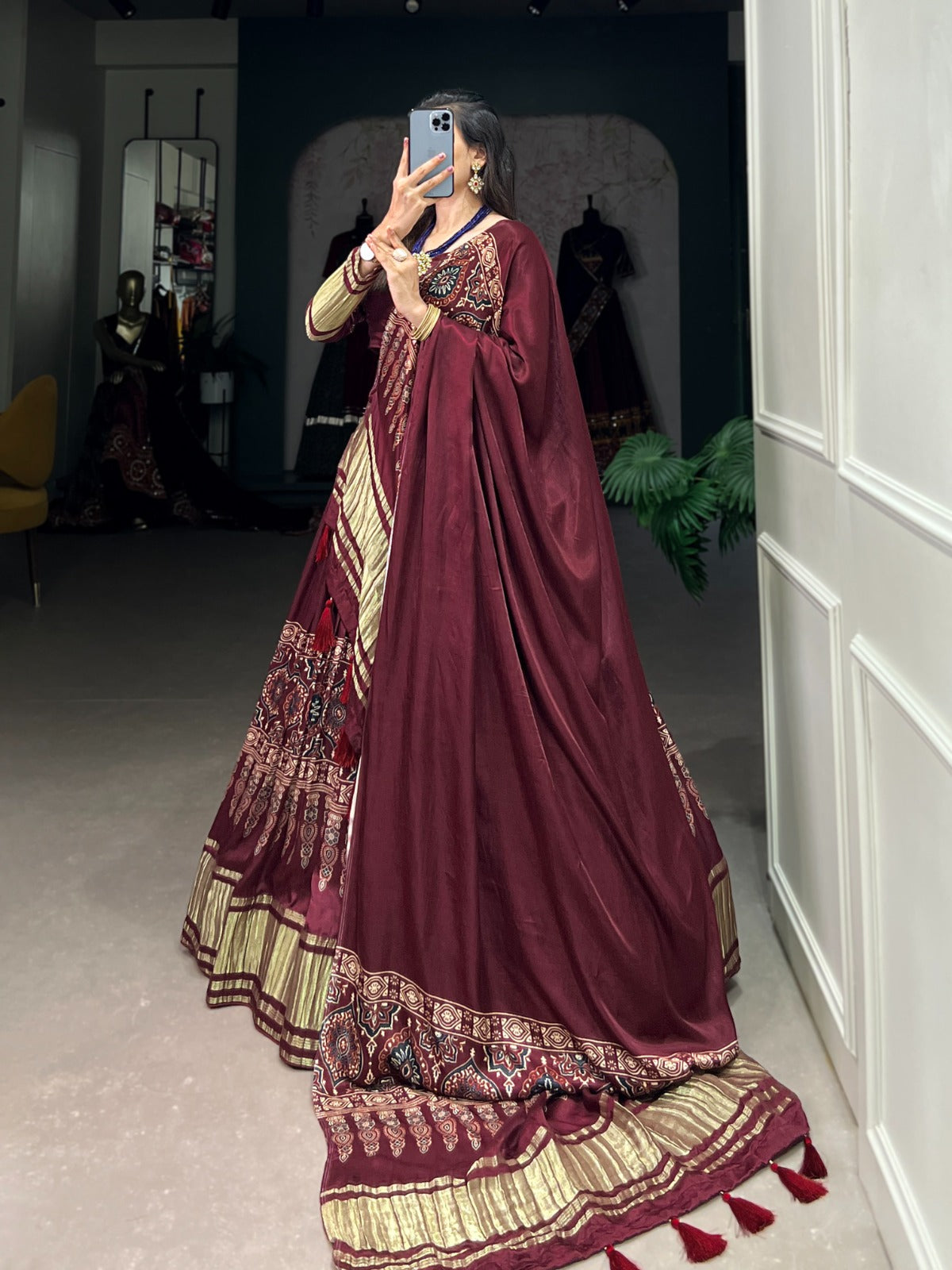 Gaji Silk Designer Lehenga Choli