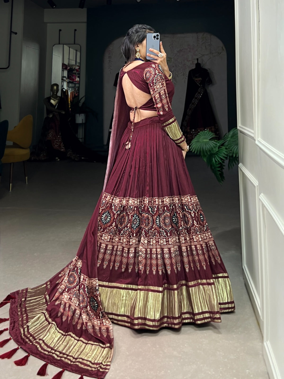 Gaji Silk Designer Lehenga Choli