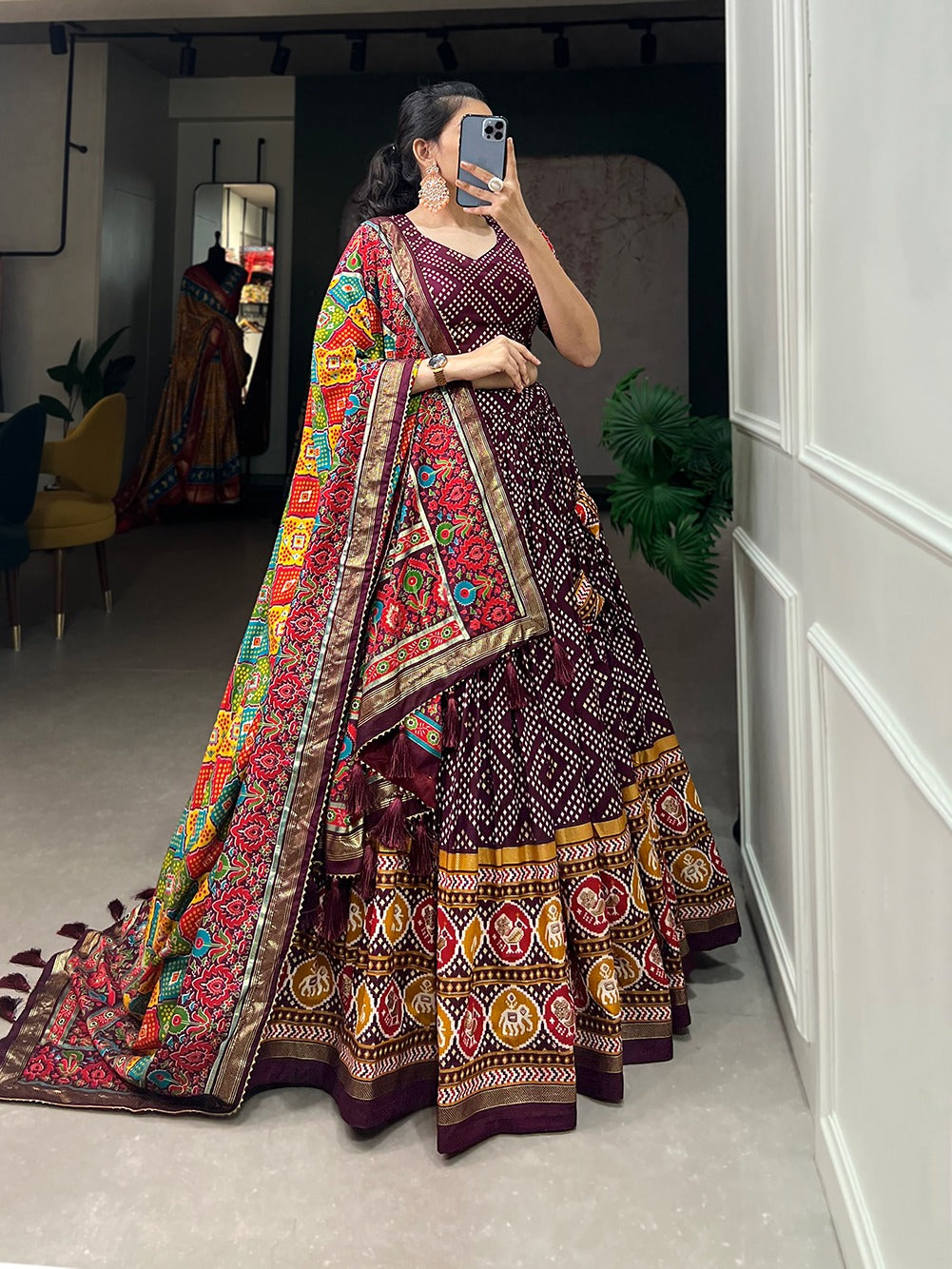 Maroon Royal Shade Lehenga Choli