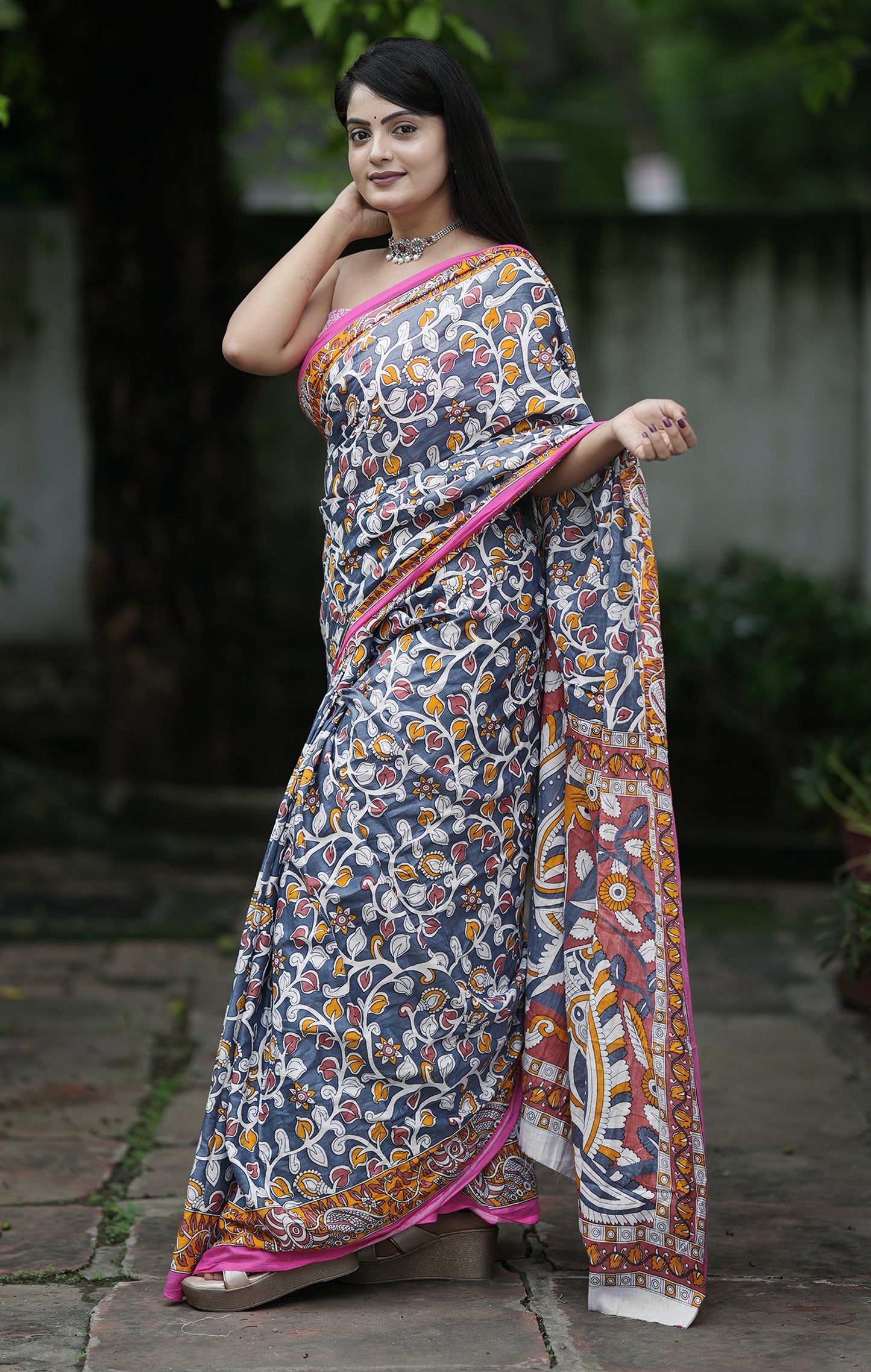 Gorgeous Cotton Mul Printed Saree