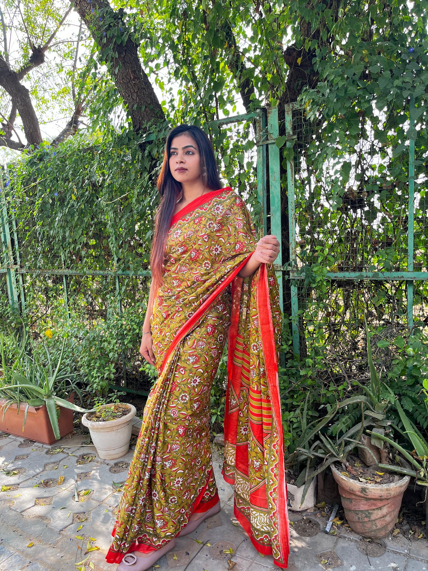 Beautiful Cotton Mul Printed Saree