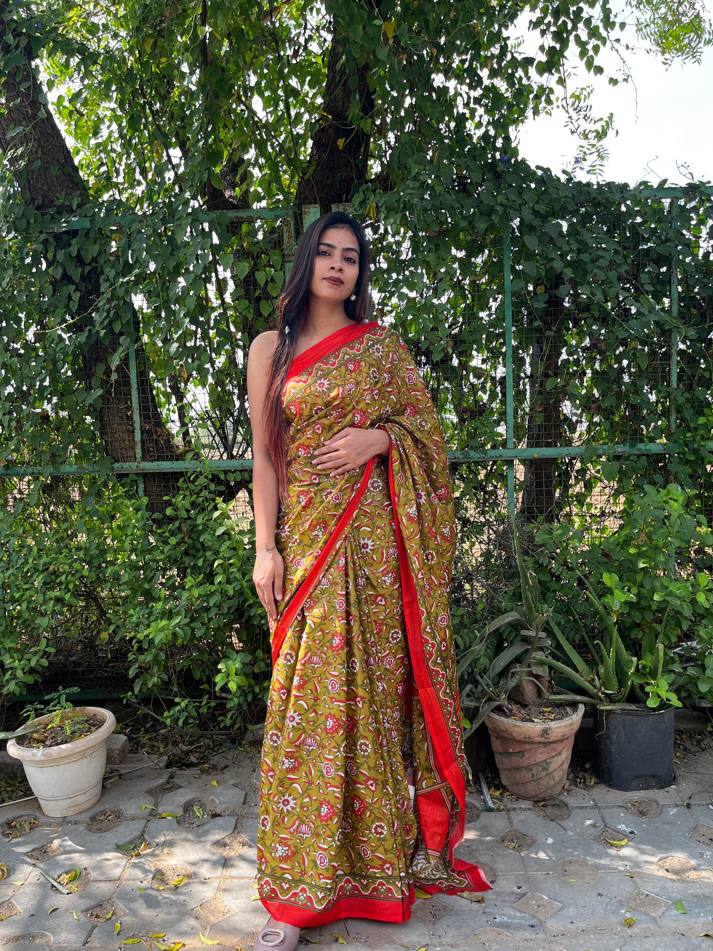 Beautiful Cotton Mul Printed Saree