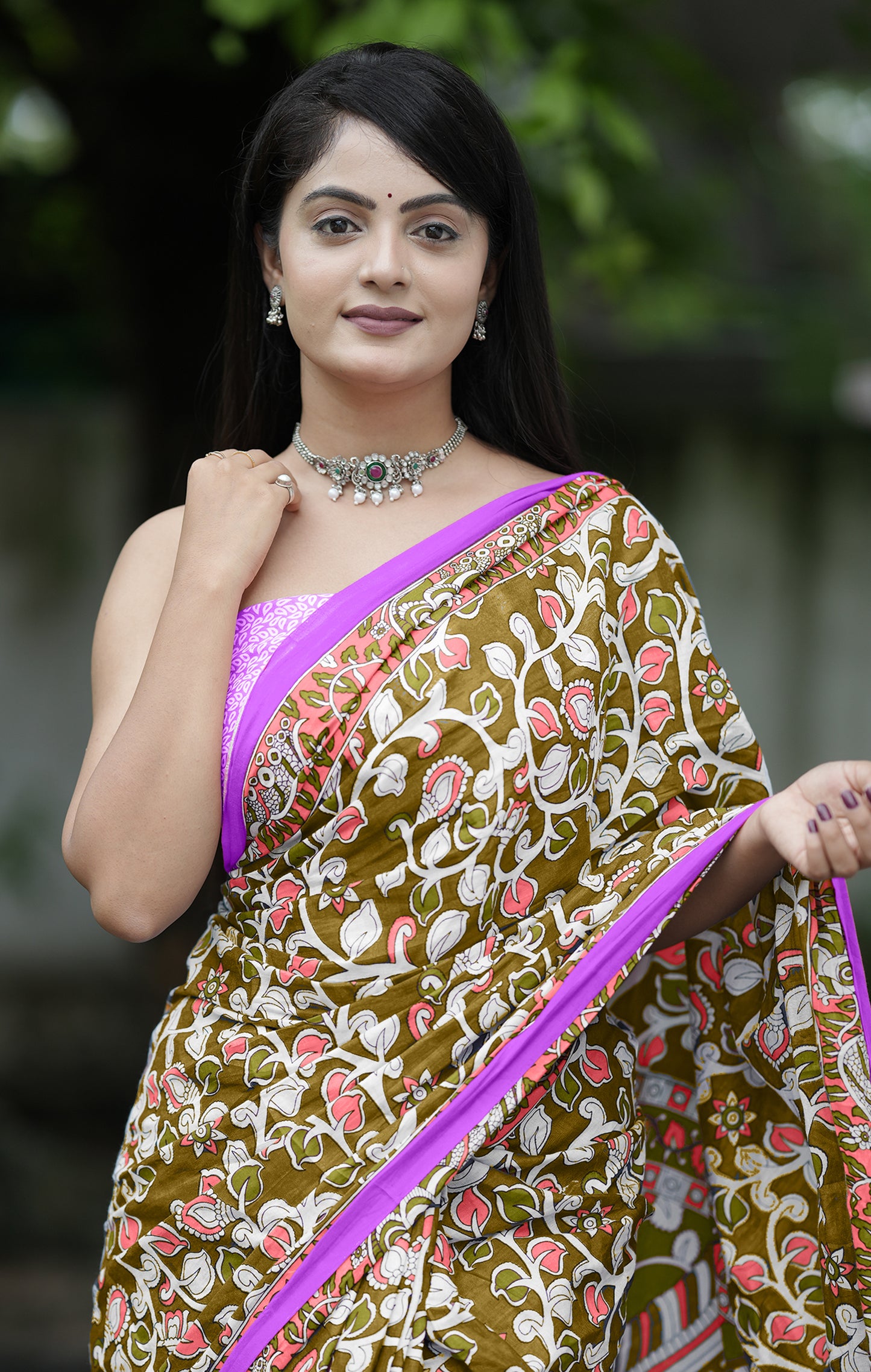 Traditional Cotton Mul Printed Saree